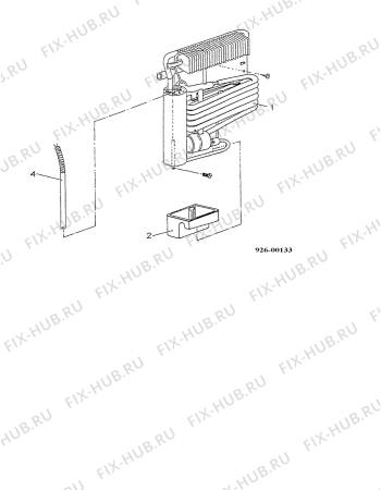 Взрыв-схема холодильника Electrolux RE1400RX - Схема узла Cooling generator